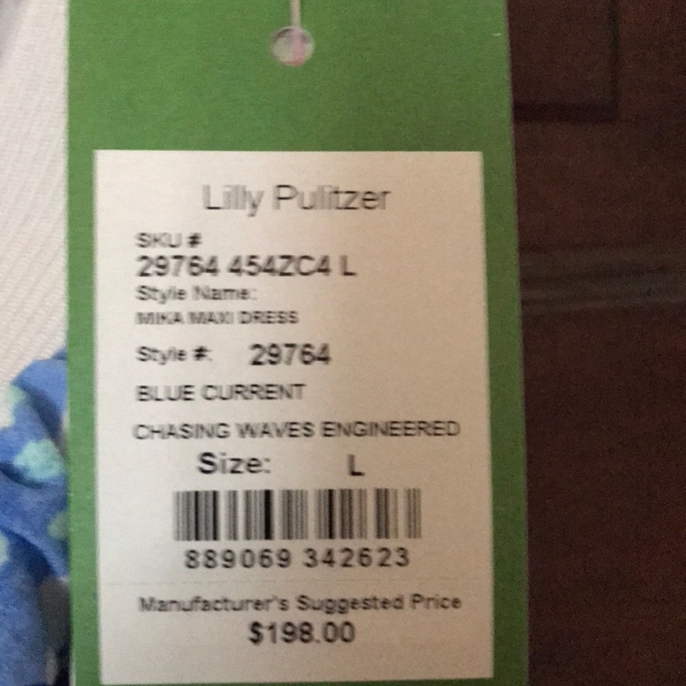 Lilly Pulitzer dress strapless - Picture 3 of 4